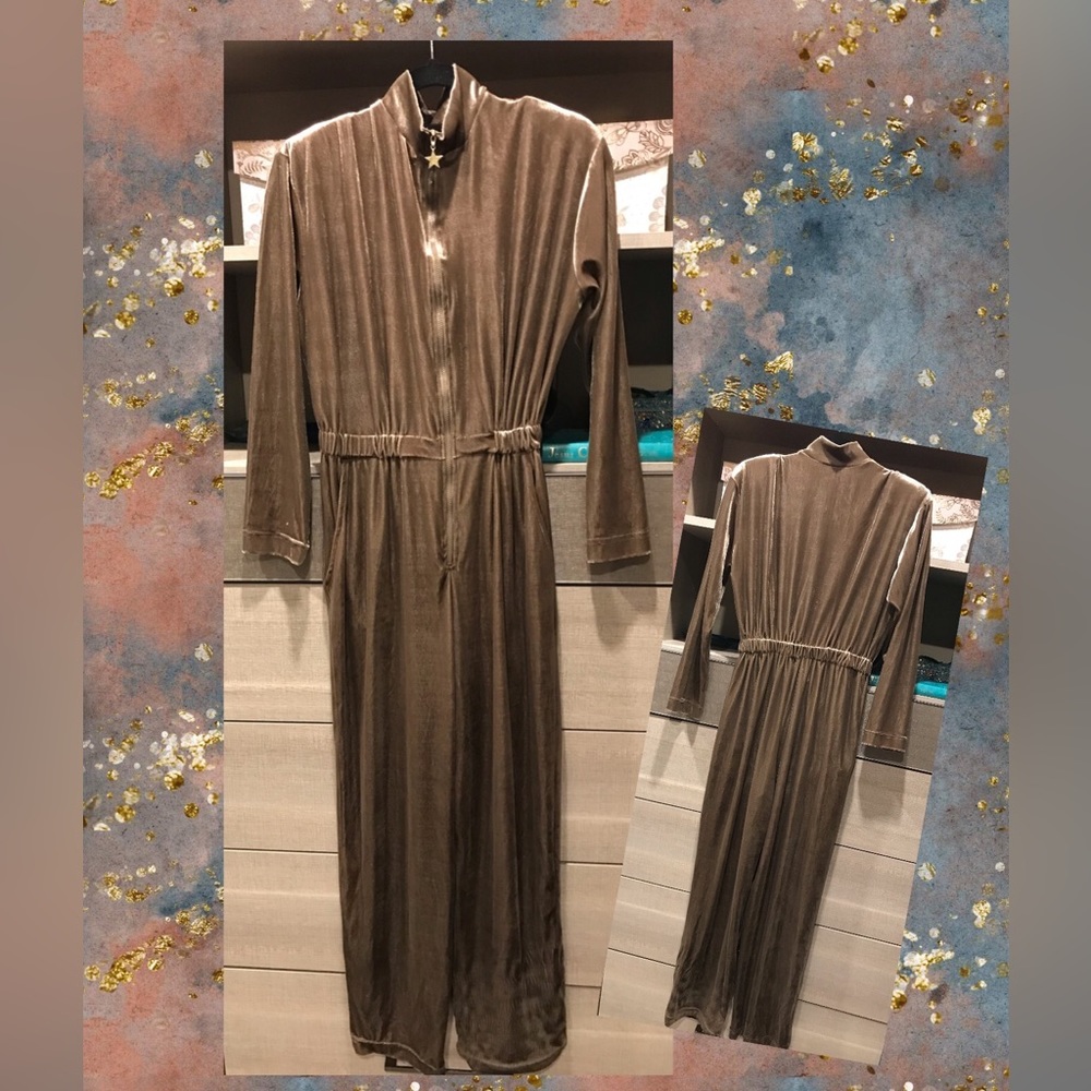 Luxurious Velour Jumpsuit